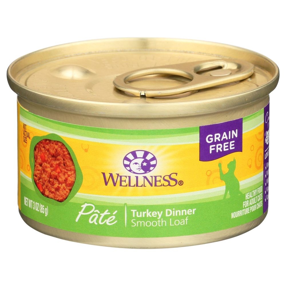 Wellness Complete Health Pate Turkey Cat Food, 3 Ounce