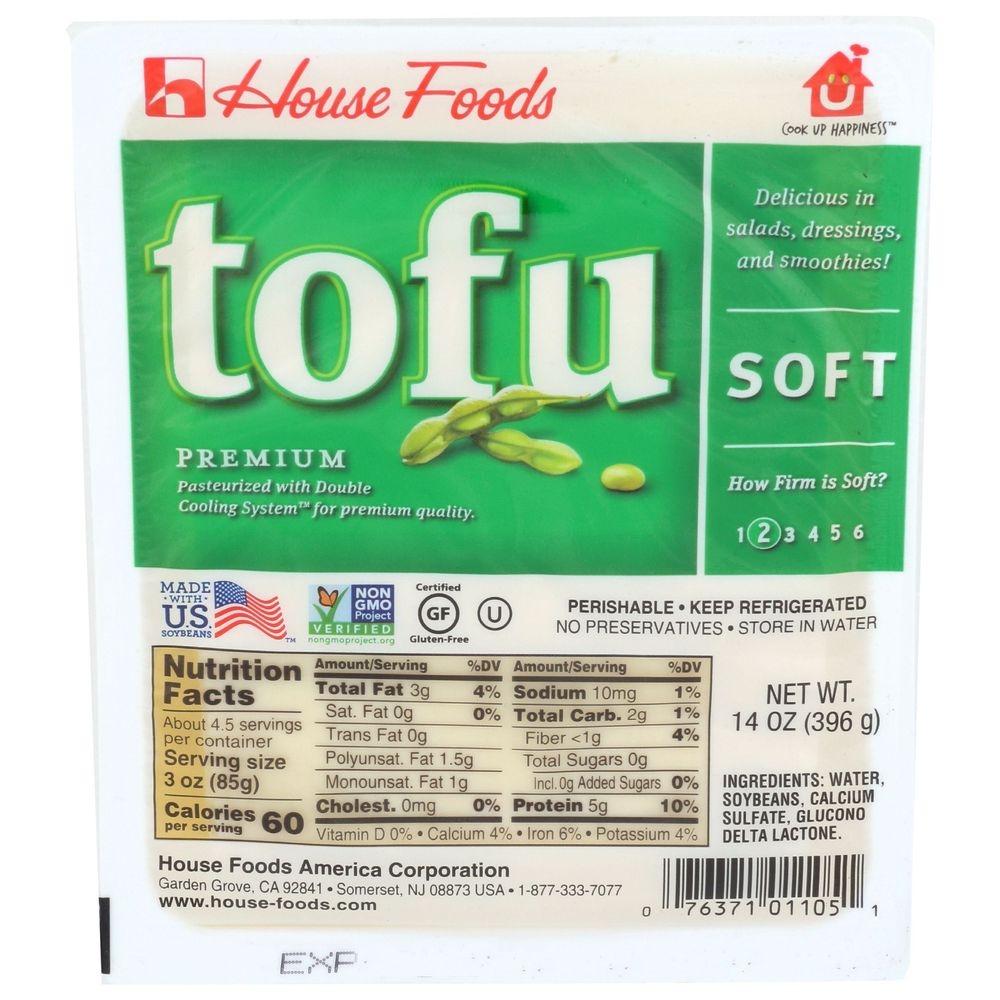 House Foods Soft Premium Tofu, 14 Ounce -- 6 per case