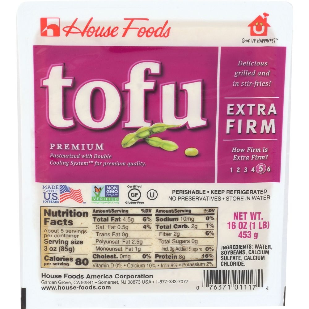 House Foods Extra Firm Tofu, 16 Ounce -- 6 per case