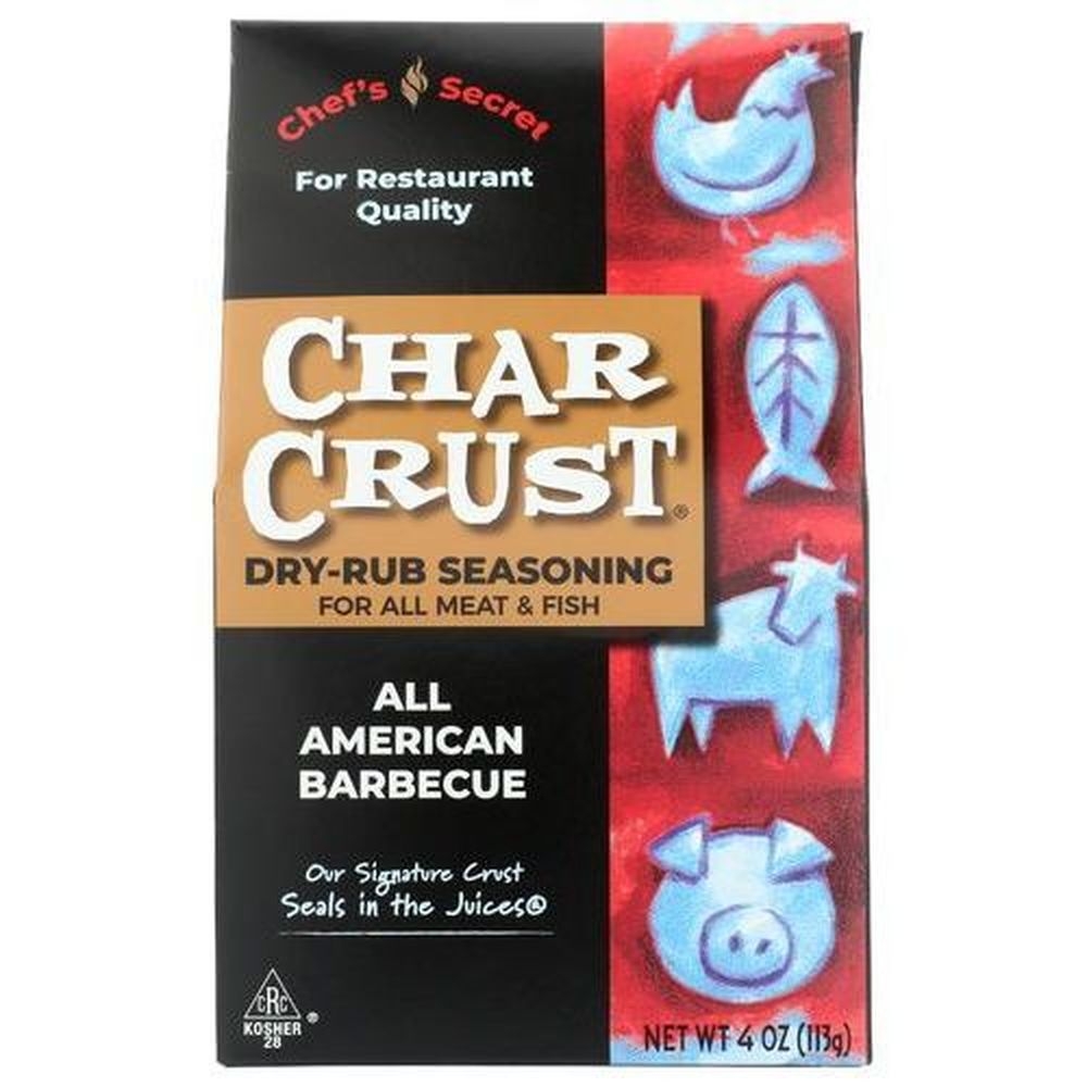Char Crust All American Barbecue Dry-Rub Seasoning, 4 Ounce -- 6 per case