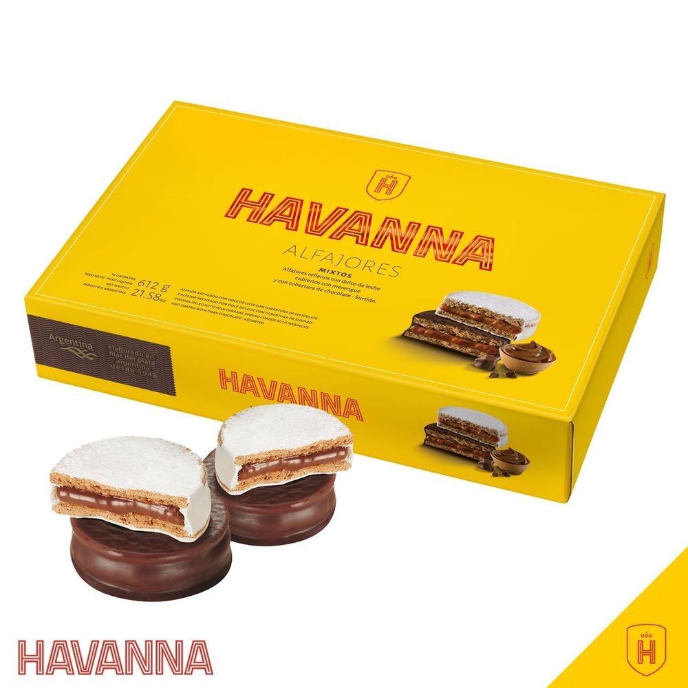 Havanna Mixed Chocolate and Dulce De Leche Alfajor, 21.58 Ounce