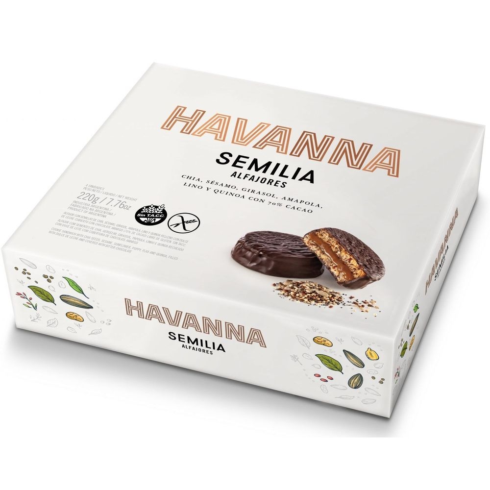 Havanna Gluten Free Semilia Alfajor, 7.76 Ounce