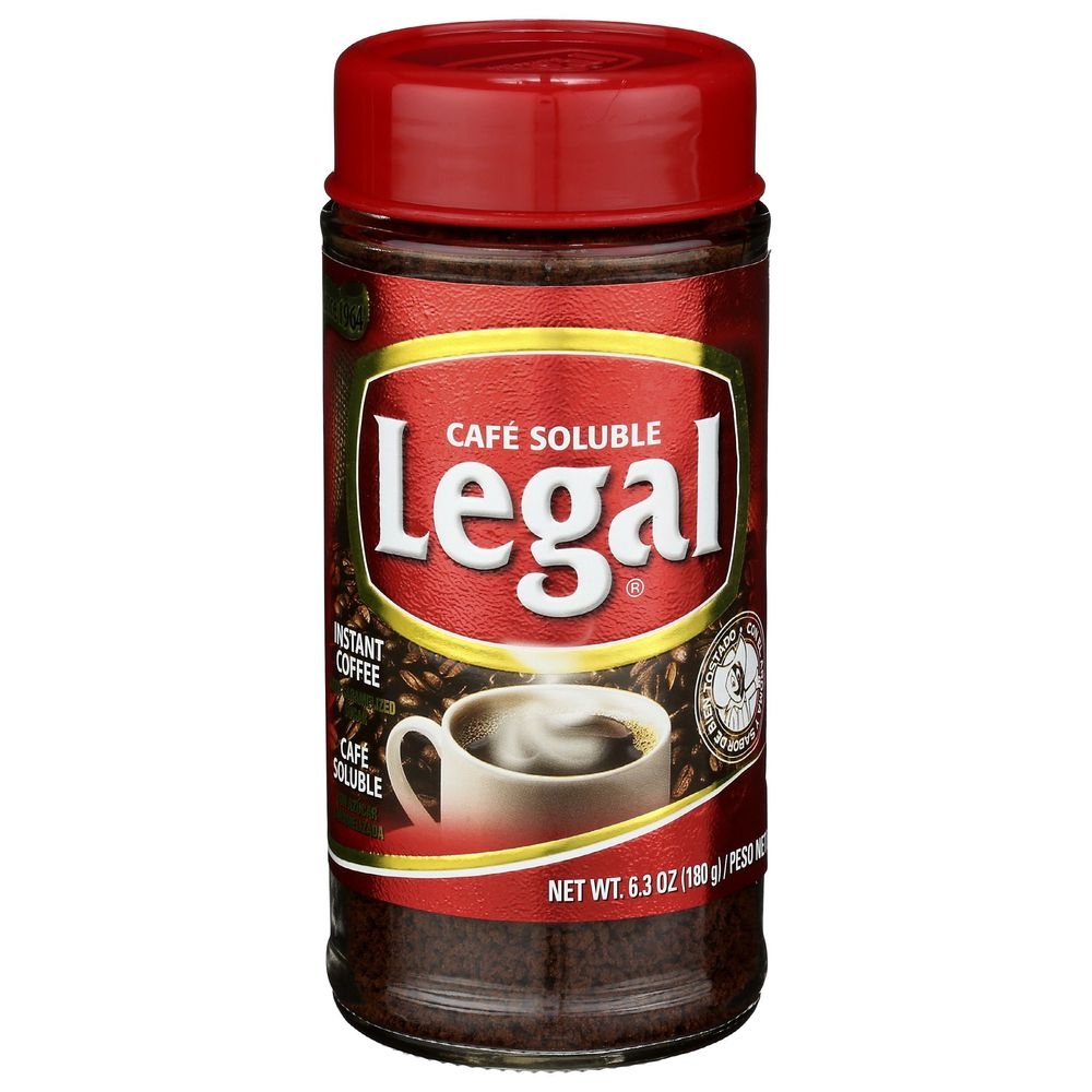 Cafe Legal Instant Coffee, 6.3 Ounce -- 6 per case