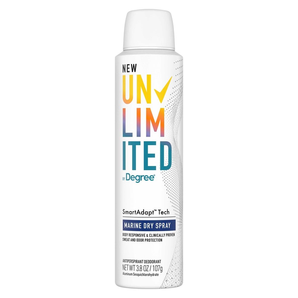 Degree Unlimited Marine Antiperspirant Deodorant Dry Spray, 3.8 Ounce -- 12 per case