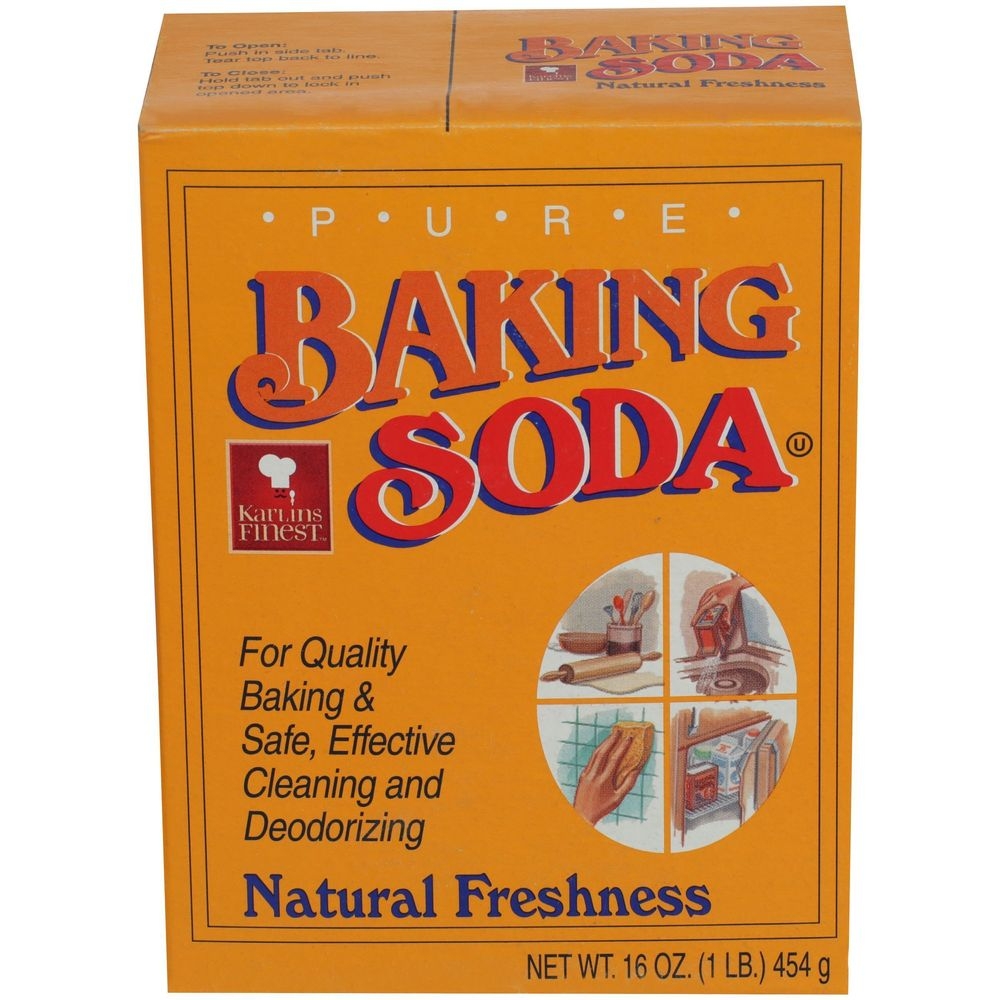 Karlin Finest Pure Baking Soda, 16 Ounce -- 24 per case