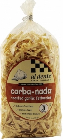 Al Dente Carba-Nada Roasted Garlic Fettuccine Pasta, 10 Ounce -- 6 per case