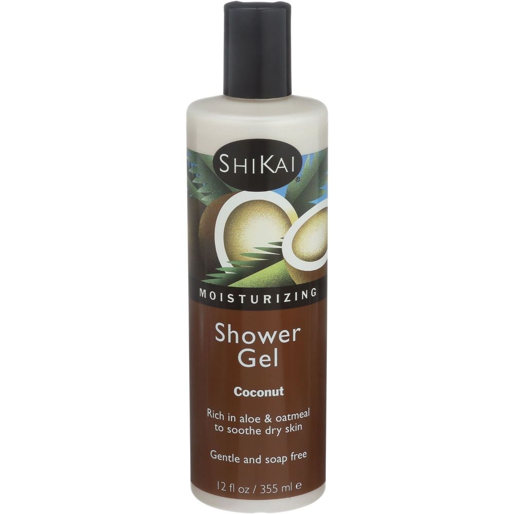 Shikai Coconut Moisturizing Shower Gel, 12 Ounce -- 3 per case
