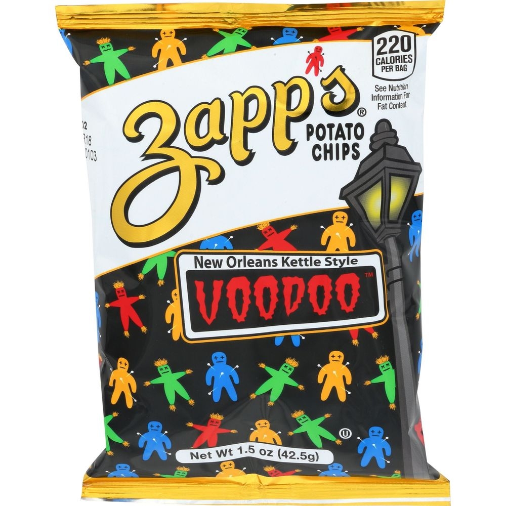 Zapps Voodoo Kettle Potato Chips, 1.5 Ounce -- 60 per case