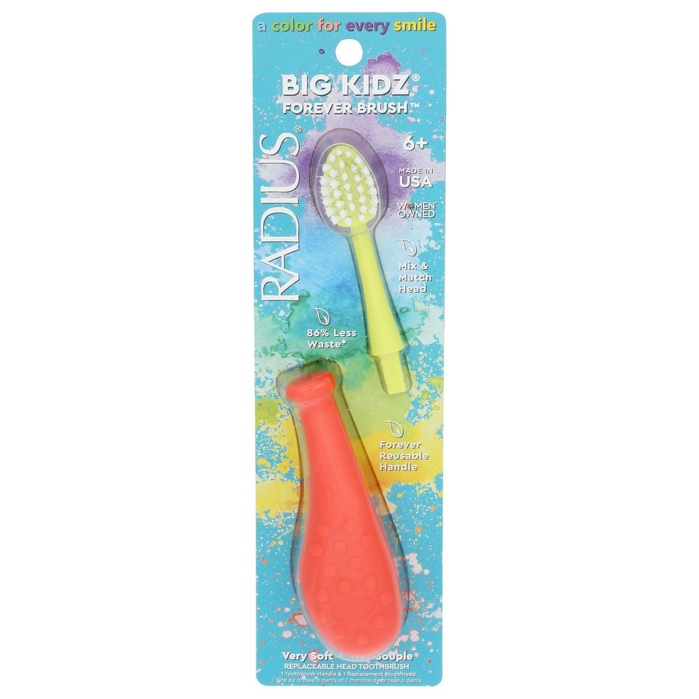 Radius Big Kidz Forever Toothbrush -- 6 per case
