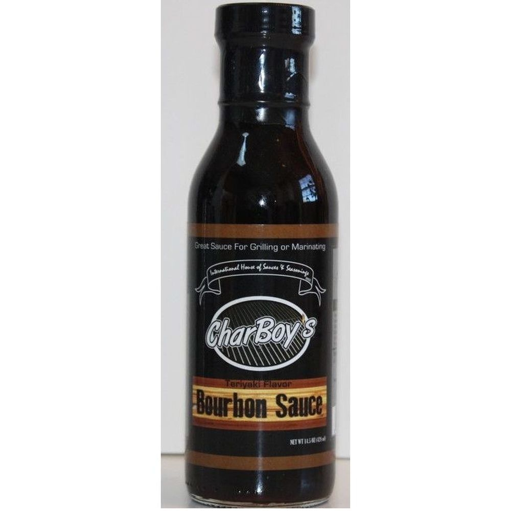 Charboys Bourbon Teriyaki Sauce and Marinade, 14.5 Ounce -- 12 per case