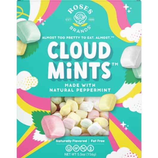 Roses Brands Mints Pastel Box, 5.5 Ounce -- 12 per case