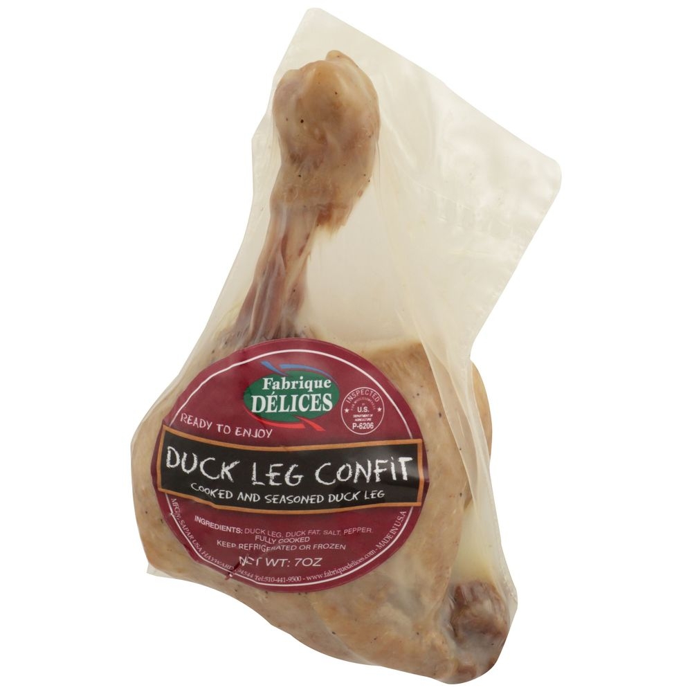 Fabrique Delices Duck Legs Confit, 7 Ounce -- 6 per case
