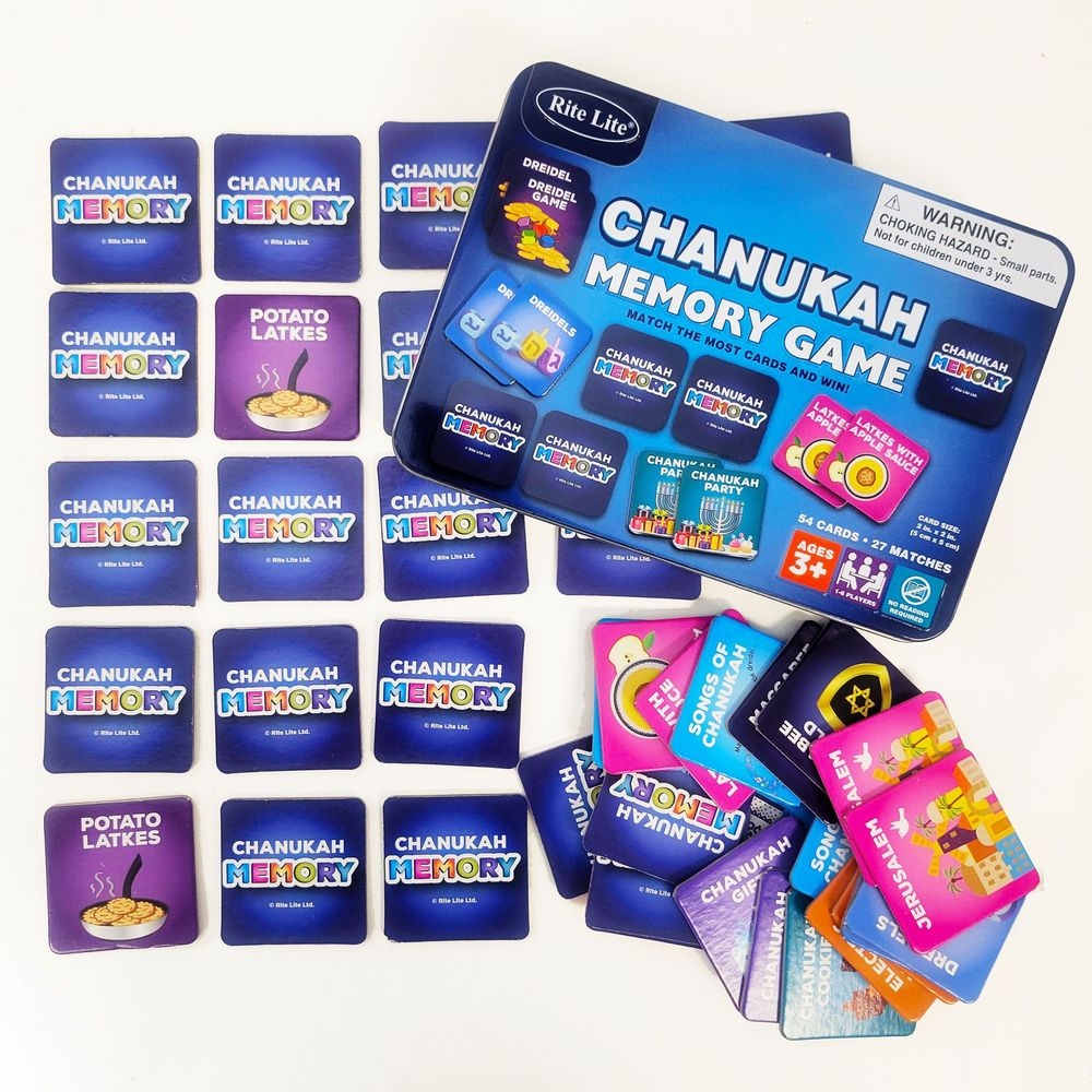 Rite Lite Chanukah Memory Game -- 6 per case