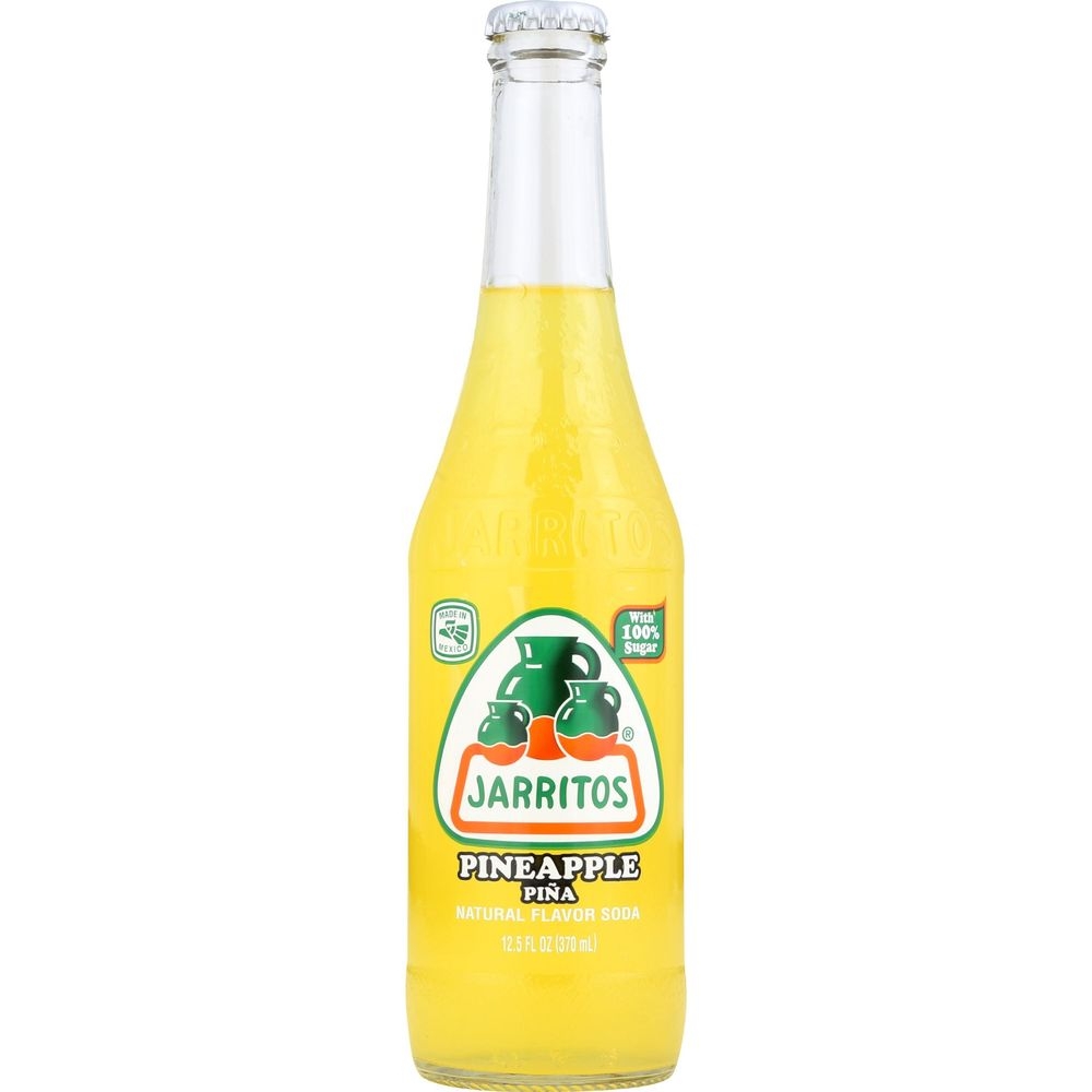 Jarritos Pineapple Soda, 12.5 Fluid Ounce -- 24 per case