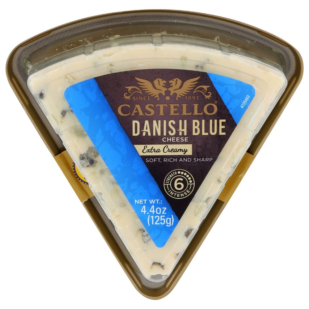 Castello Extra Creamy Danish Blue Cheese, 4.4 Ounce -- 8 per case