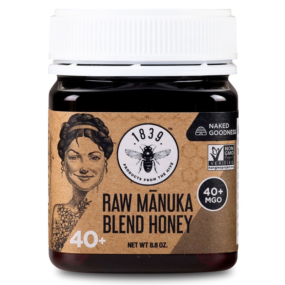 1839 Honey Raw MGO 40 Plus Manuka Honey Blend, 8.8 Ounce -- 6 per case