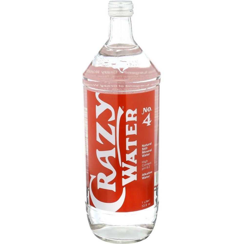 Crazy No 4 Natural Mineral Water, 33.8 Fluid Ounce -- 6 per case
