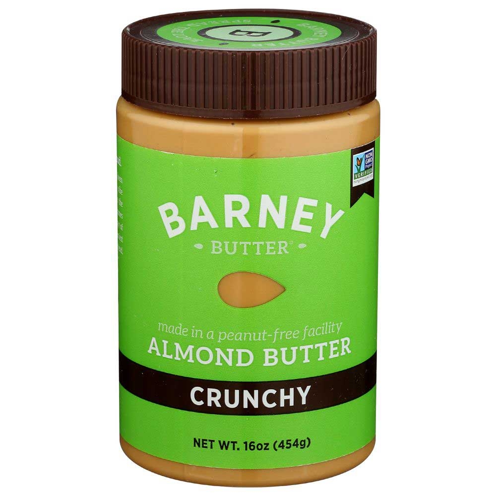 Barney Butter Crunchy Almond Butter, 16 Ounce -- 6 per case.