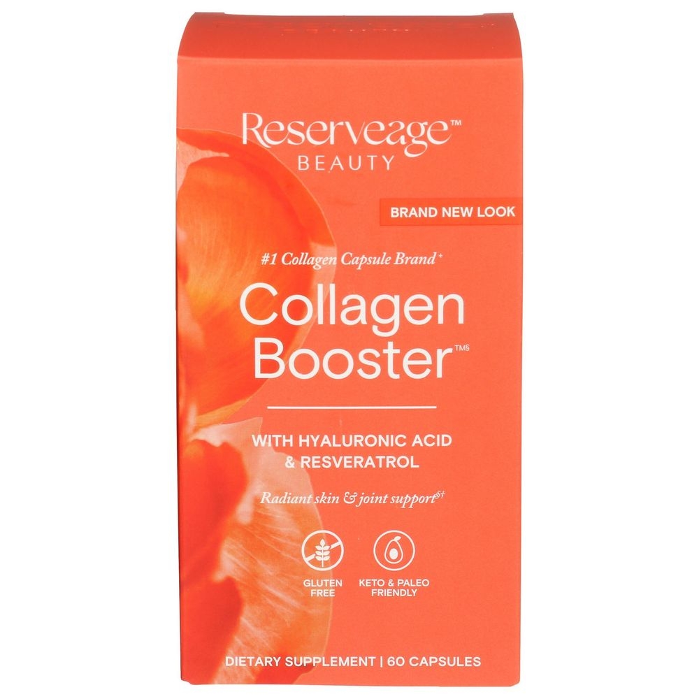 Reserveage Collagen Booster Dietary Supplement Veggie Capsules, 60 count