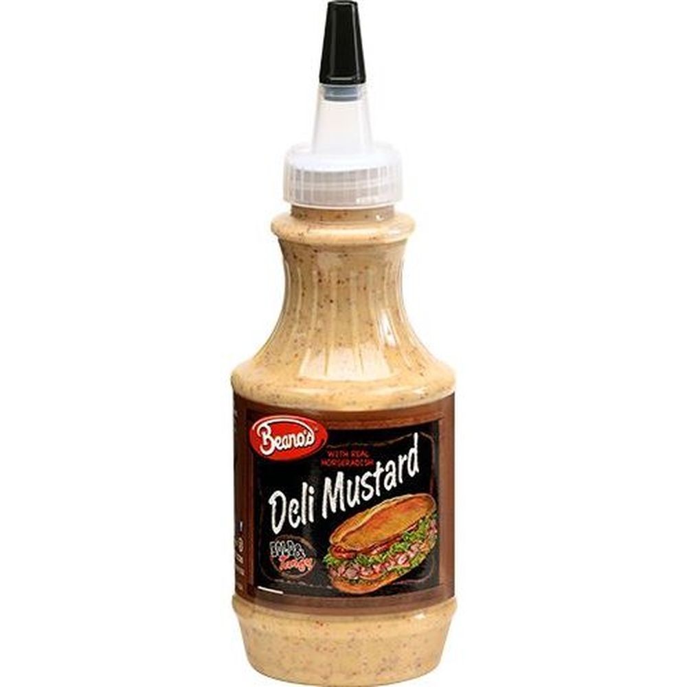Beanos Bold and Tangy Deli Mustard, 8 Ounce -- 12 per case