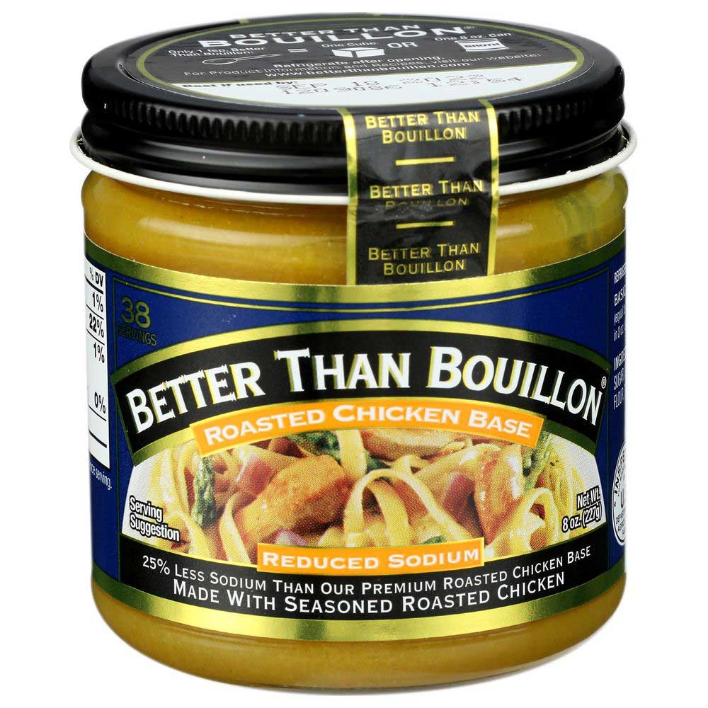 Betterthan Reduced Sodium All Natural Chicken, 8 Ounce -- 6 per case.