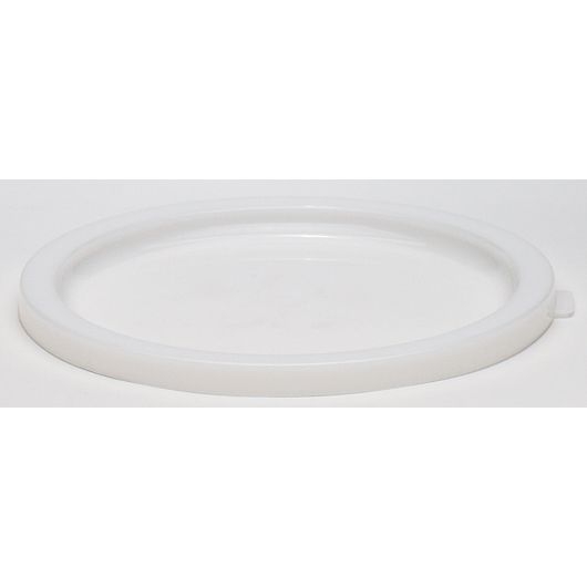 White 12/18/22 Qt Plastic Container Cover -- 6 per case