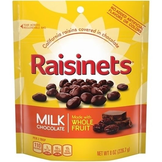 Raisinets Milk Chocolate - Stand Up Bag, 8 Ounce -- 8 per case