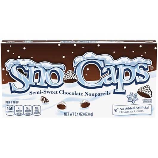 Snocaps On The Go Concession Semi Sweet Nonpareils, 3.1 Ounce -- 15 per case