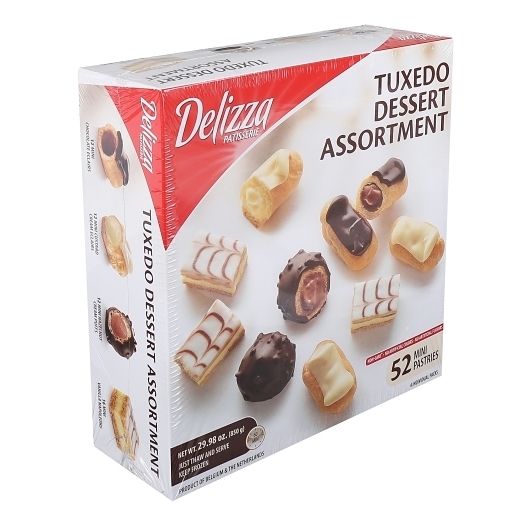 Delizza Tuxedo Dessert Assortment, 1.76 pound -- 468 Per Case