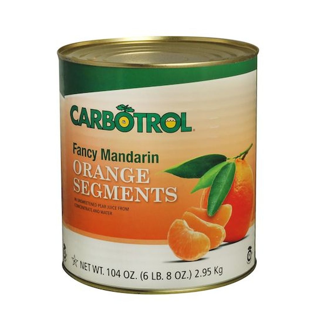 Carbotrol Mandarin Orange Fruit, 104 Ounce -- 6 per case