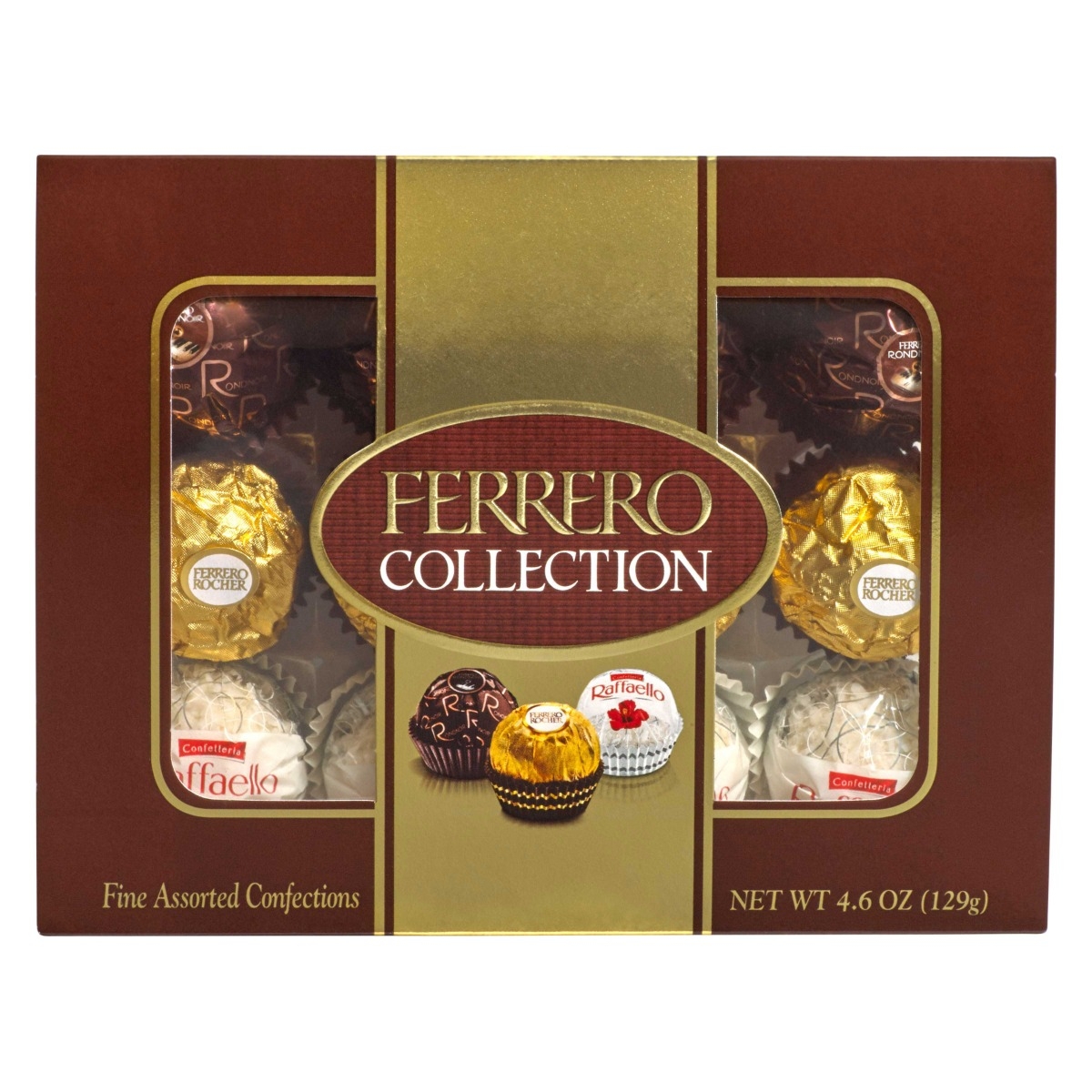 Ferrero Rocher Fine Hazelnut Chocolate Collection, 4.6 Ounce, 12 per pack -- 12 per case