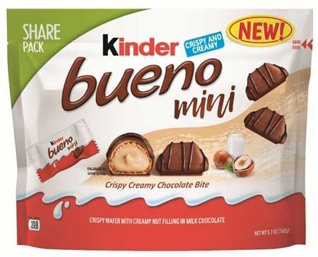 Kinder Bueno Mini Crispy Creamy Chocolate Bite, 5.7 Ounce -- 8 per case.