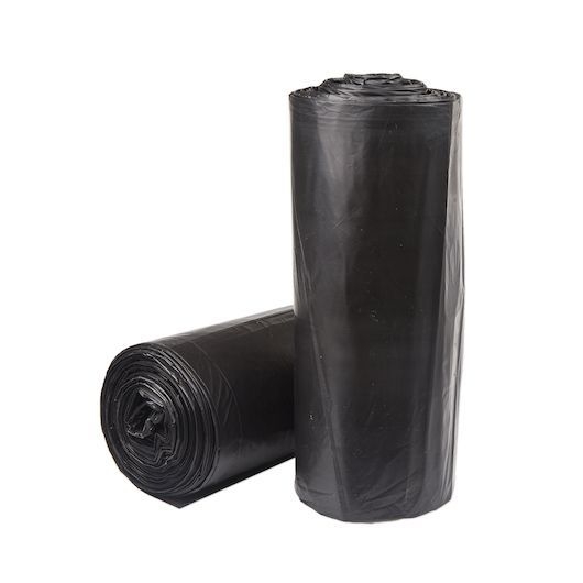 Companions Merit Star Seal 40 x 46 inch 1.2 Mil Black LLDPE Can Liner, 10 count -- 10 per case
