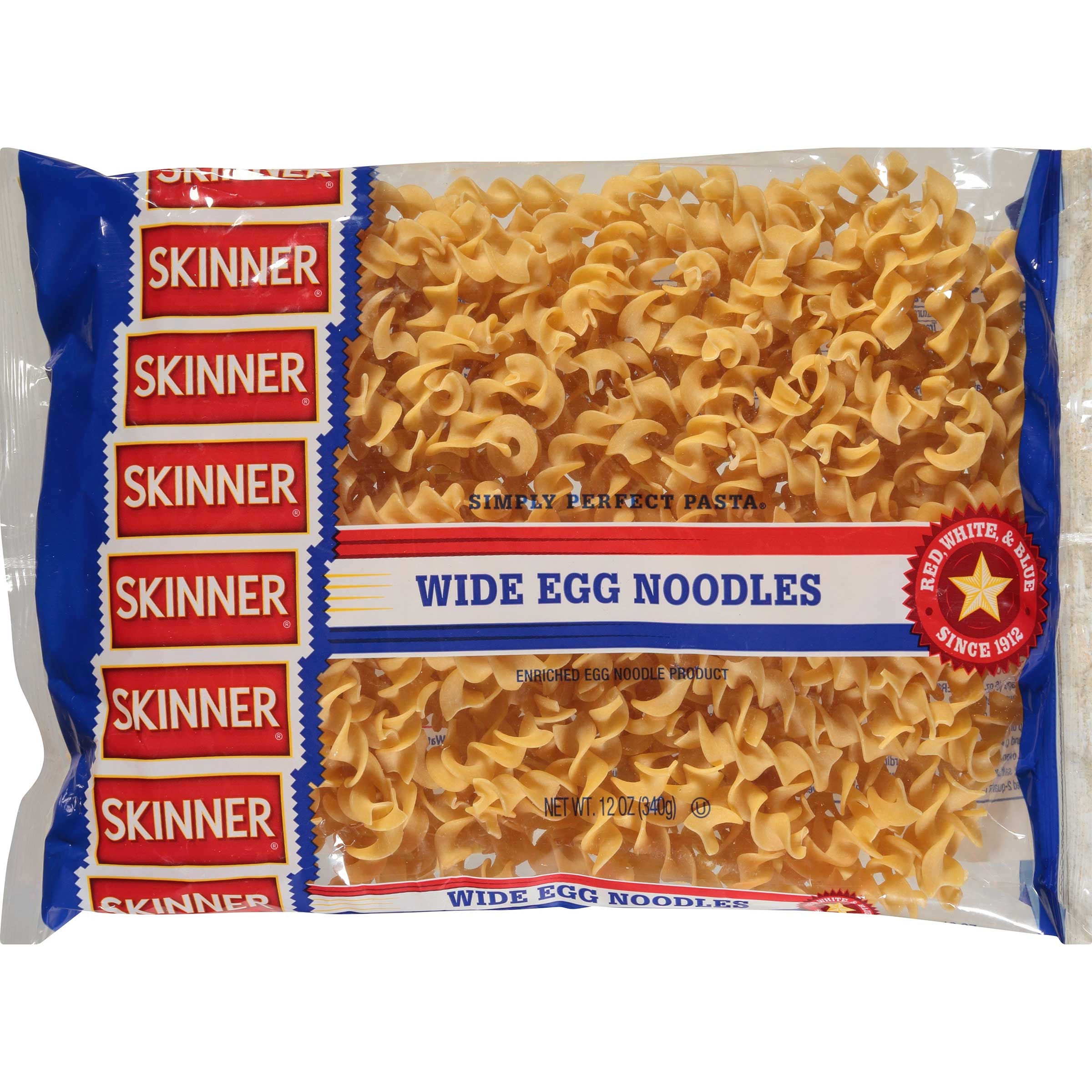 Skinner Wide Noodles Pasta, 12 Ounce --  12 Case