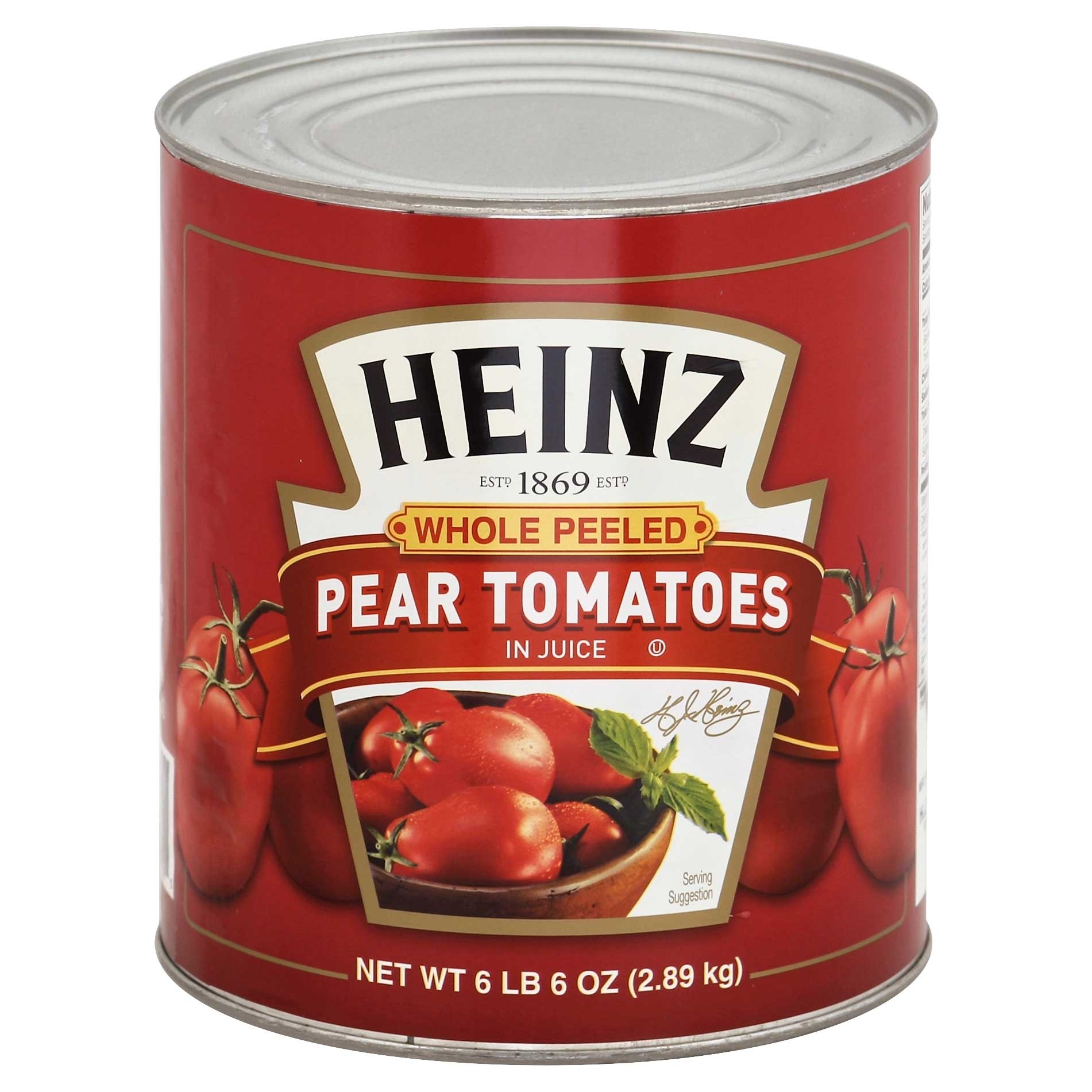 Bell Orto Whole Peeled Pear Tomato, ,no. 10 Can -- 6 Per Case