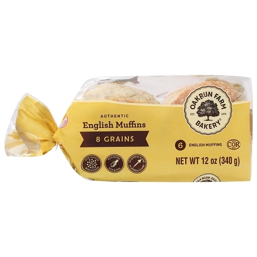 Oakrun Farm Bakery English Muffins, 2 Ounce -- 24 per case
