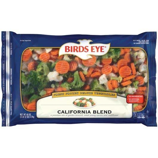 Birds Eye Vegetable California Blend, 60 Ounce Bag -- 6 per case