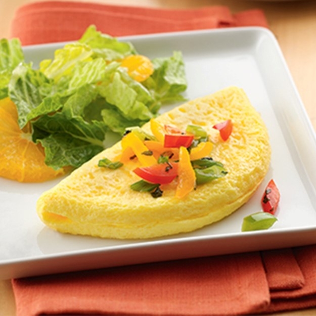 Abbotsford Farms Fully Cooked Singlefold Omelet Filled with Cheddar Cheese, 15.75 Pound.