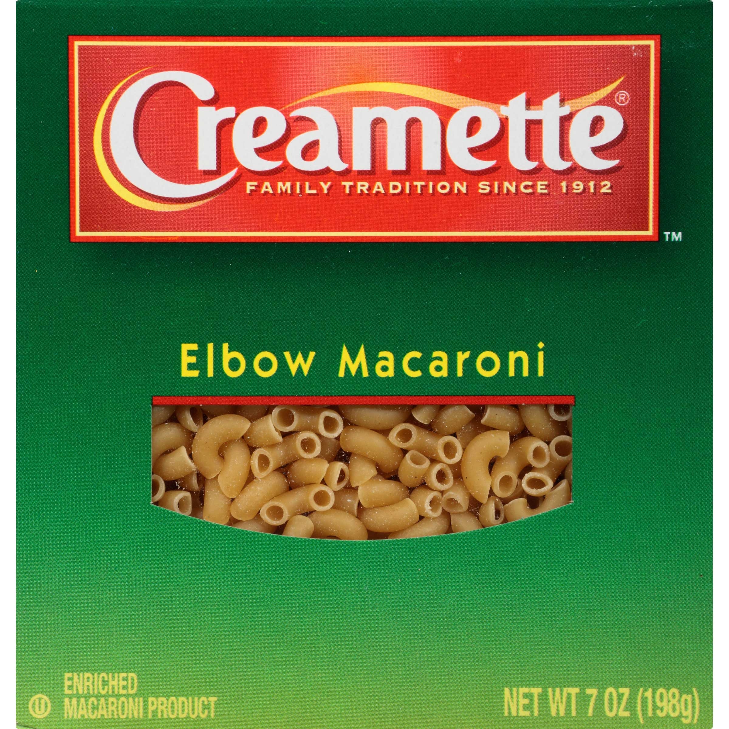 Creamette Elbow Macaroni, 7 Ounce -- 12 per case.