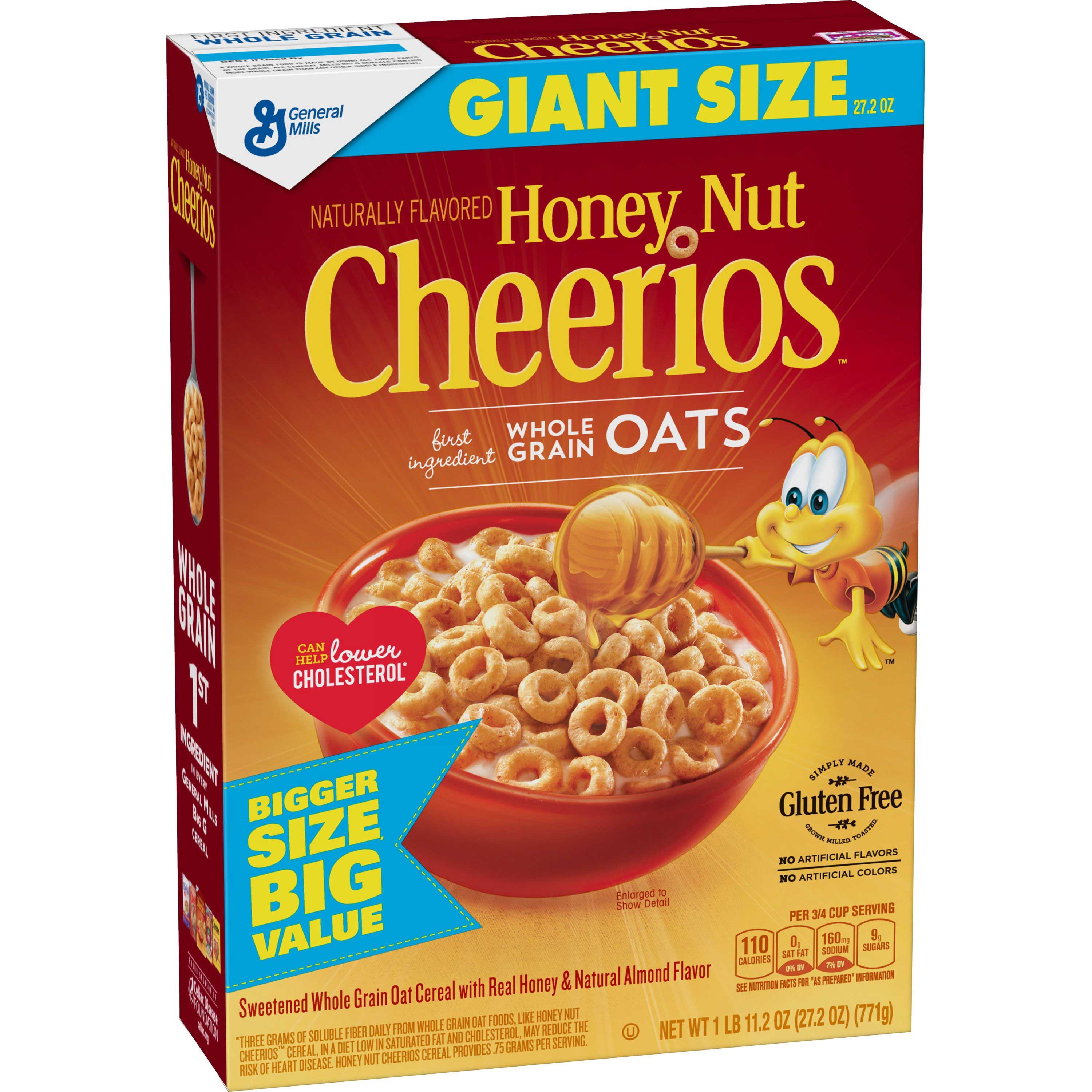 Honey Nut Cheerios Cereal, 27.2 Ounce -- 10 per case.