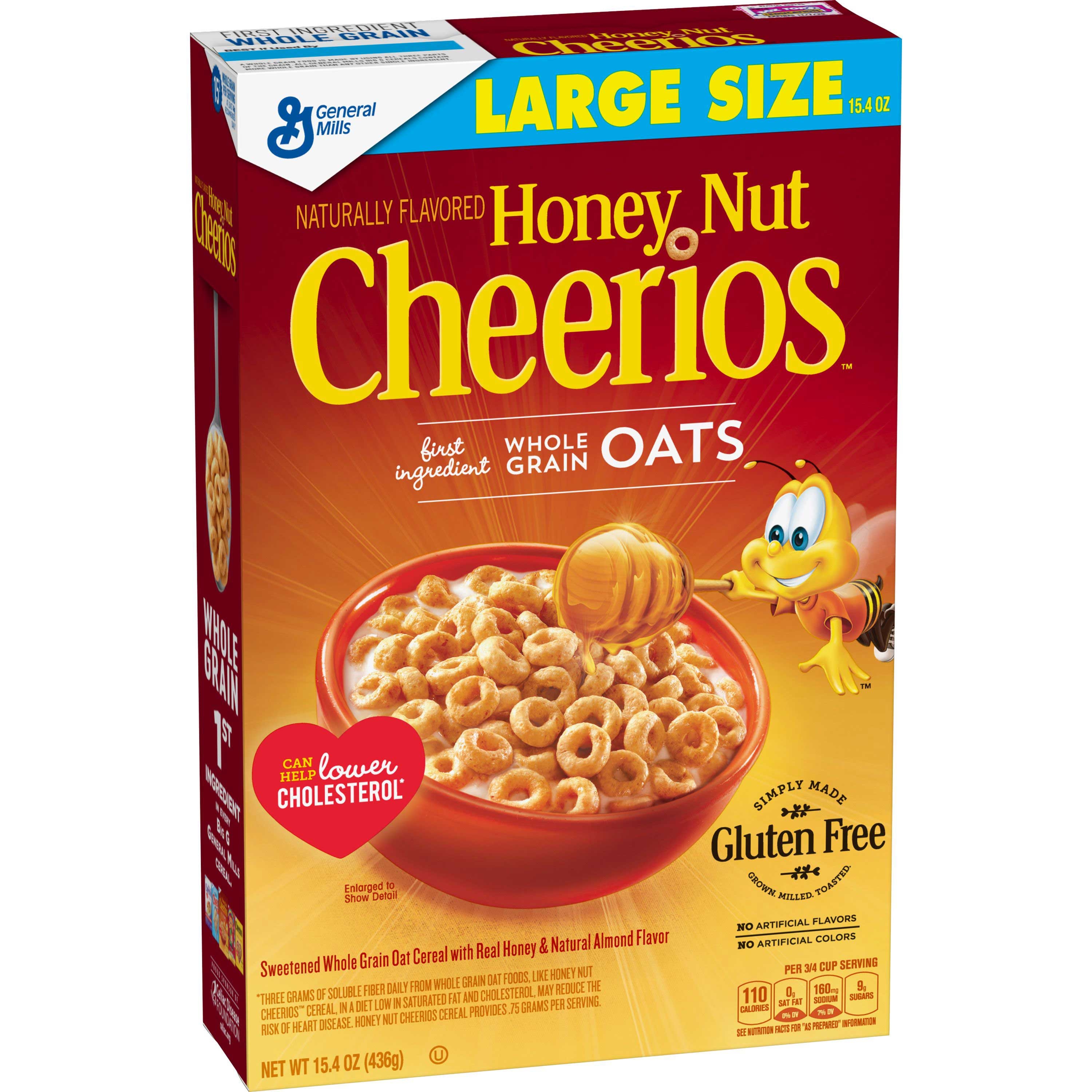 Honey Nut Cheerios Cereal, 15.4 Ounce -- 10 per case.