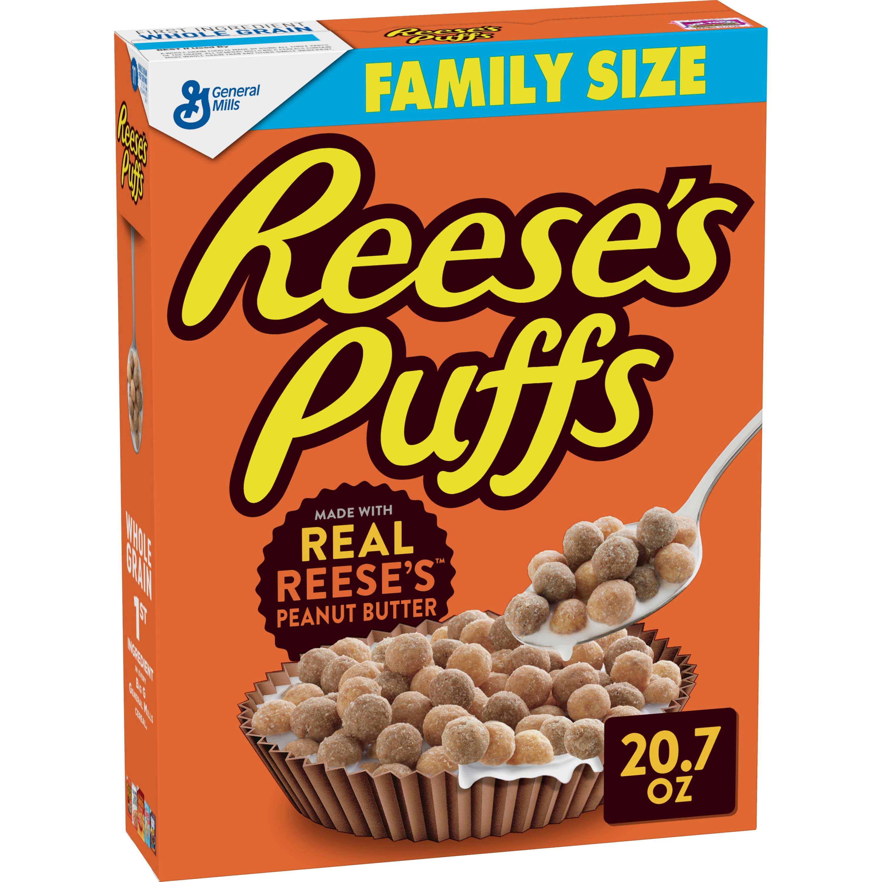 Reeses Puffs - Peanut Butter Puffs, 20.7 Ounce -- 12 per case.