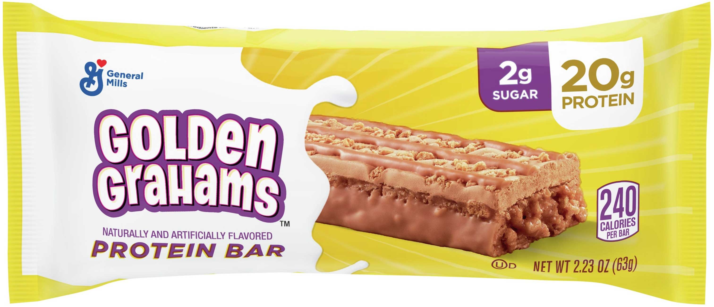 Golden Grams Protein Bar, 17.84 Ounce -- 6 per case