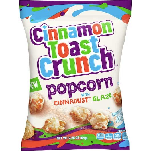 General Mills Cinnamon Toast Crunch Popcorn, 2.25 Ounce -- 7 per case