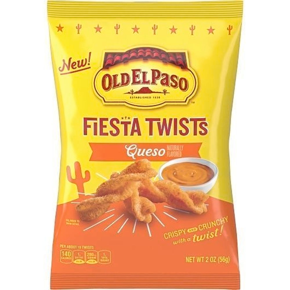 Old El Paso Queso Fiesta Twist, 2 Ounce -- 6 per case