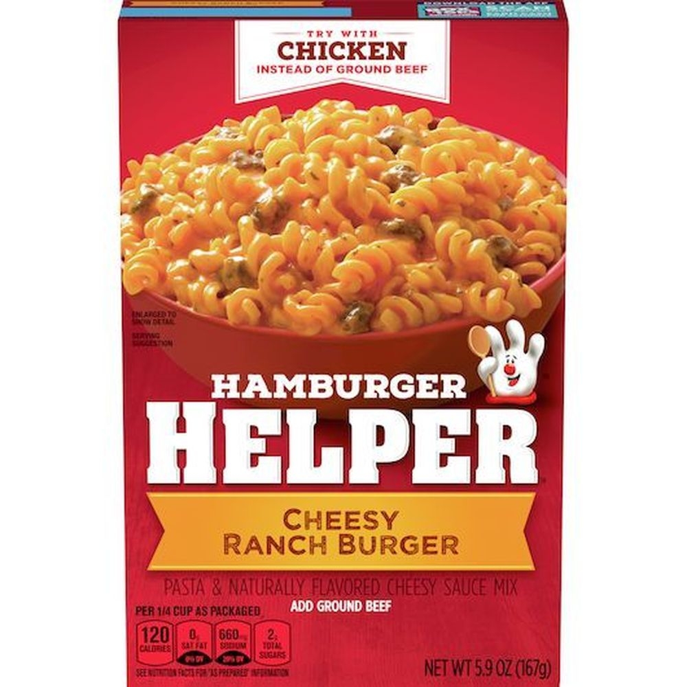 Hamburger Helper Ranch Burger Pasta, 5.9 Ounce -- 12 per case