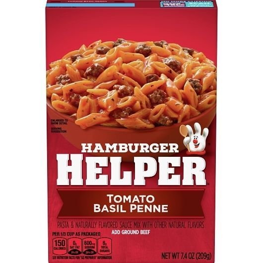 Hamburger Helper Tomato Basil Penne Pasta, 7.4 Ounce -- 12 per case
