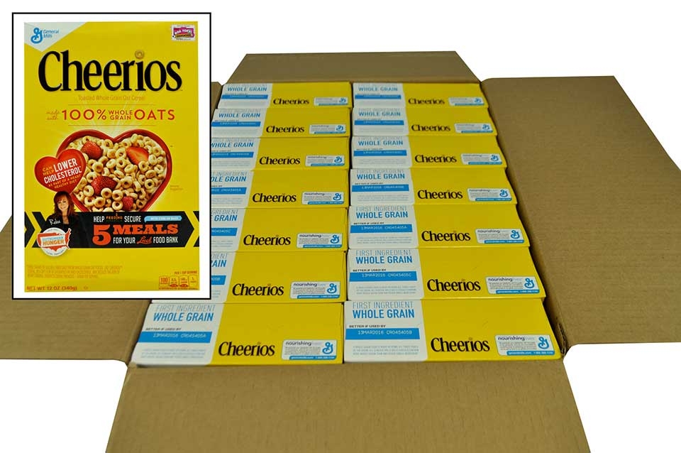 Cheerios Original Cereal, 12 Ounce -- 14 per case.