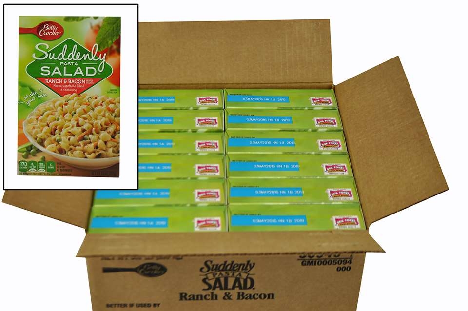 Betty Crocker Suddenly Pasta Salad - Ranch and Bacon, 7.5 Ounce -- 12 per case