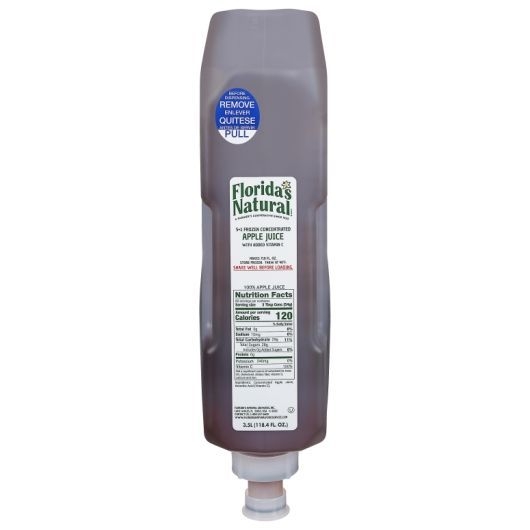 Floridas Natural 5 Plus 1 Freeze Apple Juice, 3.5 Liter -- 3 per case